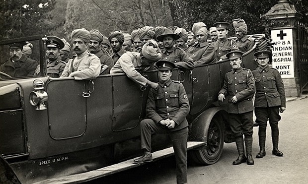 Muslim Sikh Hindu Gurkha British shoulder to shoulder in WW1
