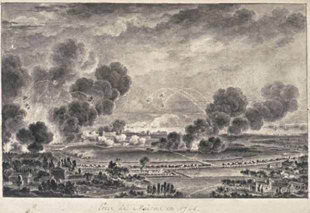 The Siege of Madras as depicted in this 1746 illustration - Madras Regiment Facts