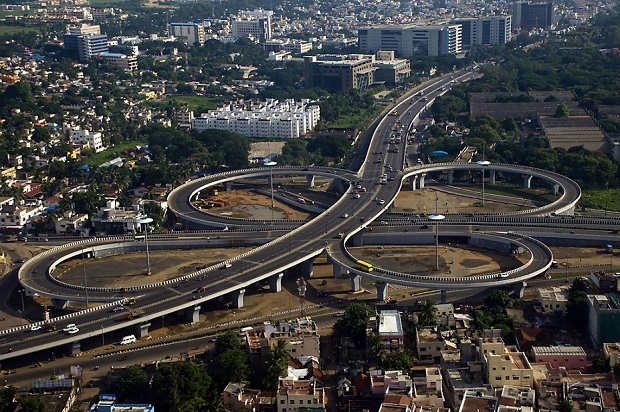 Kathipara Junction - Longest cloverleaf interchange
