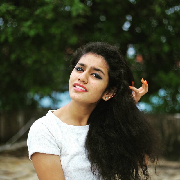 Priya Prakash open hair