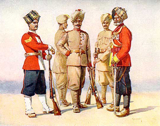 Rajputana and Rajput Regiment Soldiers