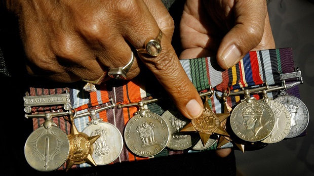 World War II medals - Dogra regiment