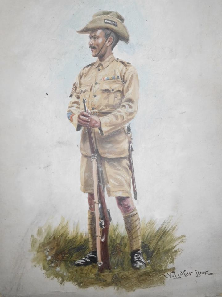 British era Kumaoni soldier
