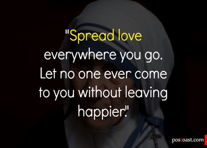 Positive Quotes By Mother Teresa