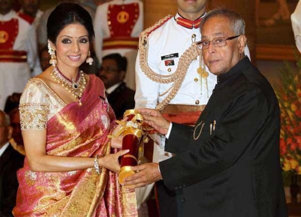 Sridevi Honoured with Padma Shri