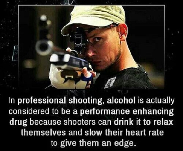 Alcohol better for professional shooting