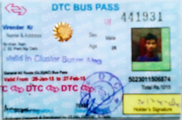 DTC Bus Pass