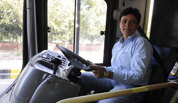 First woman driver in DTC - Venkadarath Saritha 