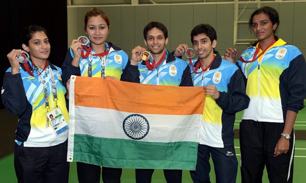 PV Sindhu at Glasgow Commonwealth Games, 2014