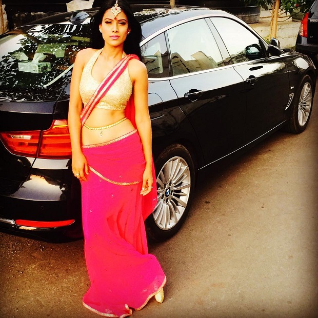 Nia Sharma Hot saree