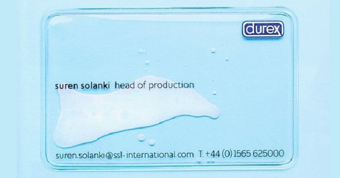 Cleverly Designed Business Cards Durex