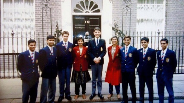 Madhavan during his NCC training in England