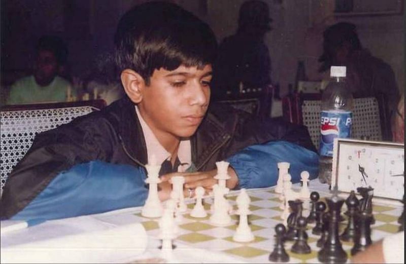 young yuzvendra chahal playing chess