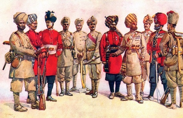 British soldiers from the pre WWI era.