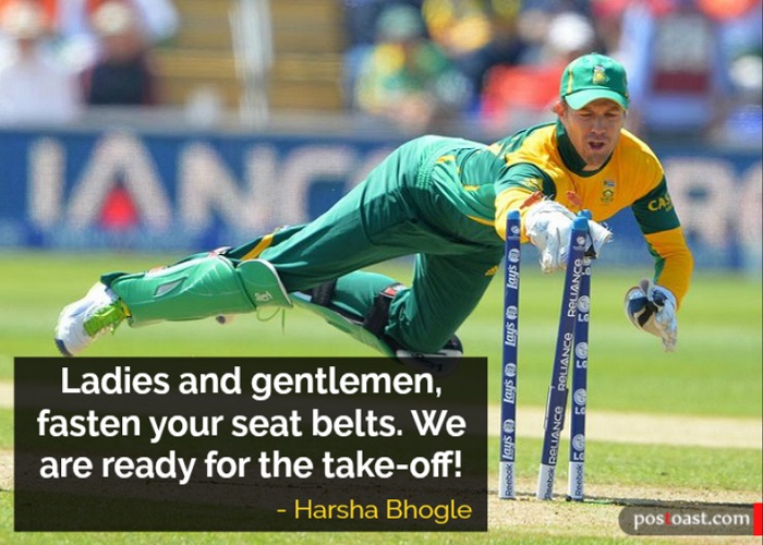 Harsha Bhogle on AB de Villiers