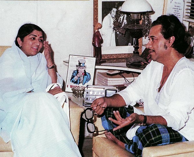 Lata Mangeshkar with Kishore Kumar