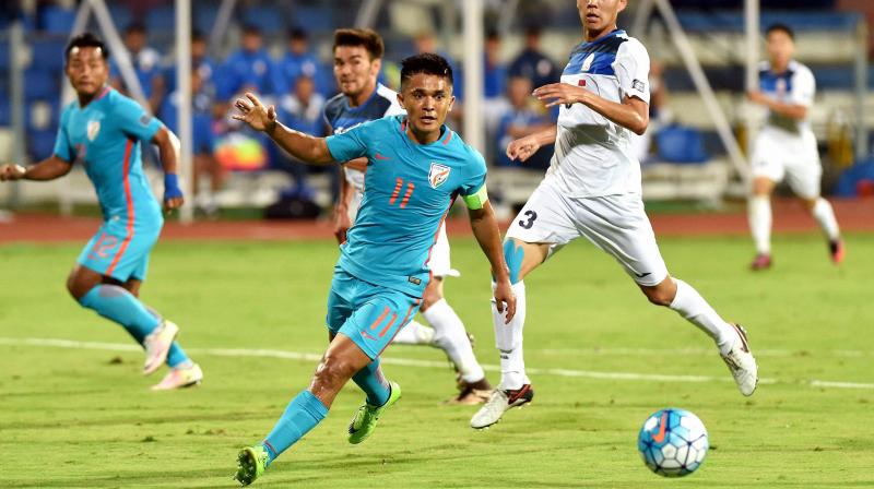 Sunil Chhetri scoring