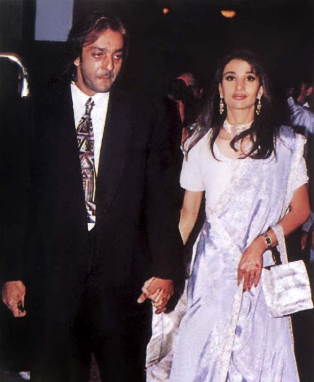 Sanjay Dutt with Rhea Pillai