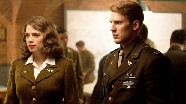 Steve Rogers with peggy carter
