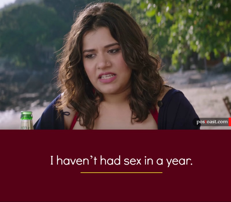 I haven’t had sex in a year.