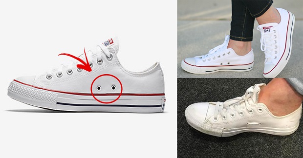 Holes in your converse shoes reason