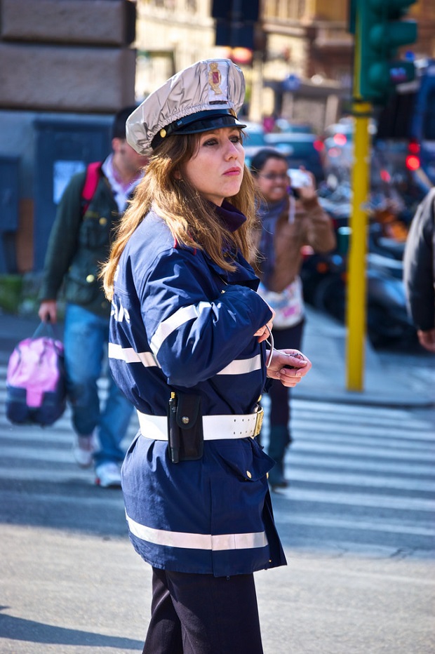 Hot Italian female police
