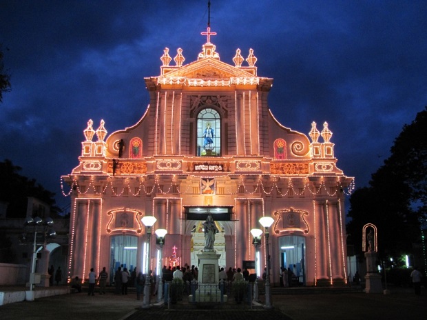 Immaculate Conception Cathedral - Famous church in Pondicherry