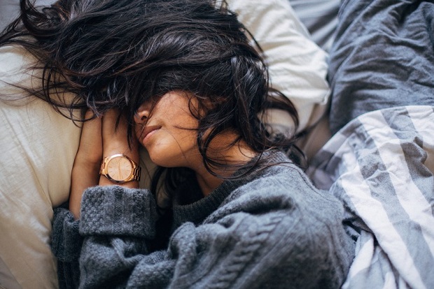 Indian girl sleeping