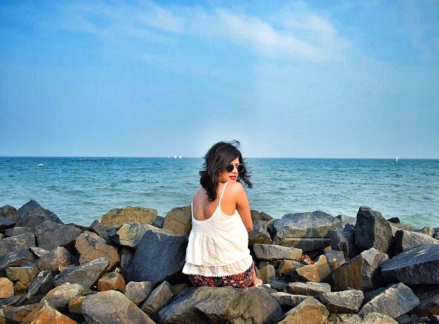 Rock beach, Pondicherry - Famous places