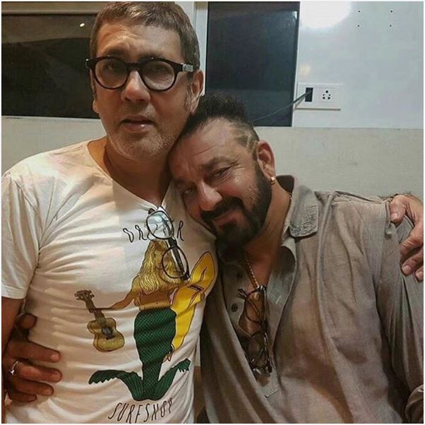 Sanjay Dutt with Kumar Gaurav