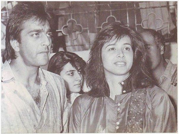 Sanjay Dutt with Richa Sharma