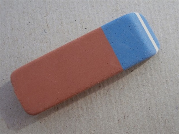 Use of Blue Side Of Eraser