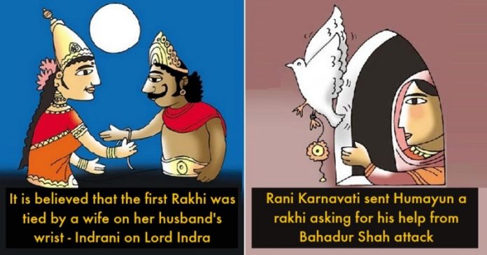 Amazing Stories Behind Rakshabandhan
