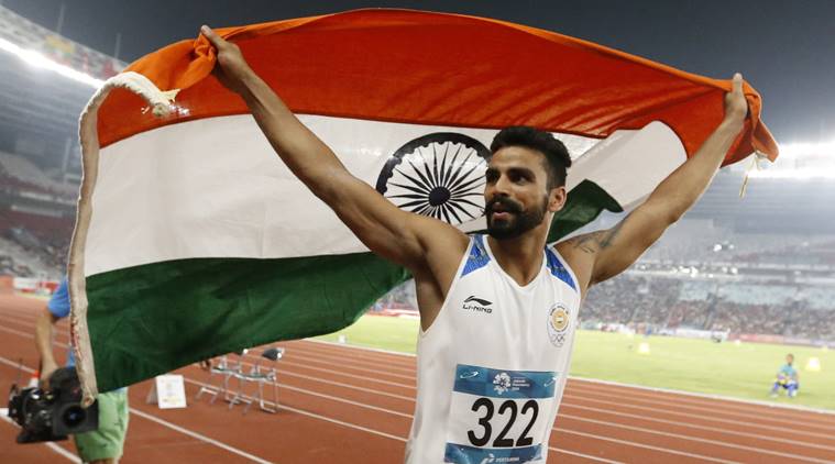 Arpinder singh gold in men's Triple Jump