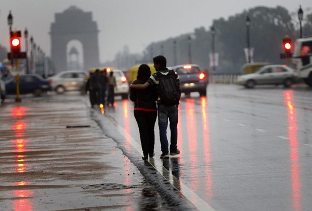 Couples on Street in Delhi