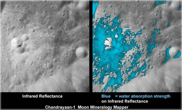 Indian lunar mission found water on moon