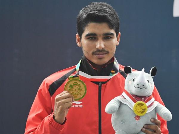 Saurabh Chaudhary Shooting 10 m Air Pistol Gold winner from India at Asian Games 2018