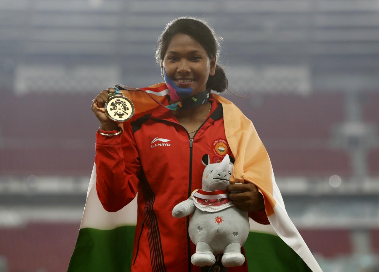 Swapna Barman gold in the heptathlon Asian Games 2018
