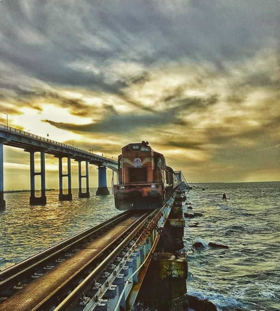 Beautiful Train Journeys in India - Pamban Rameshwaram
