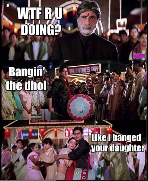 Bollywood Movie Memes