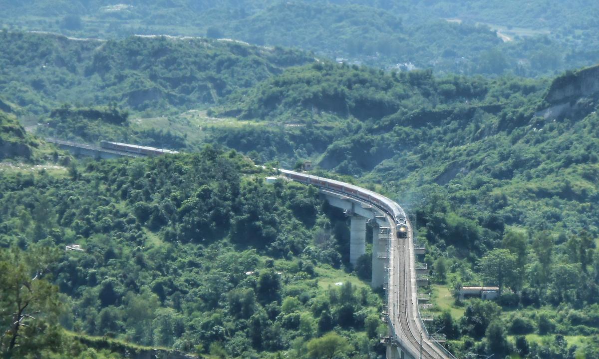 Breathtaking Jammu - udhampur rail route