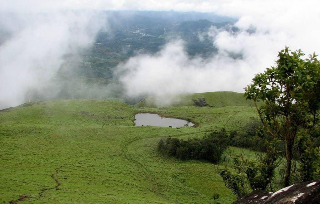 Chembra lake Kerala - Heart shaped lake