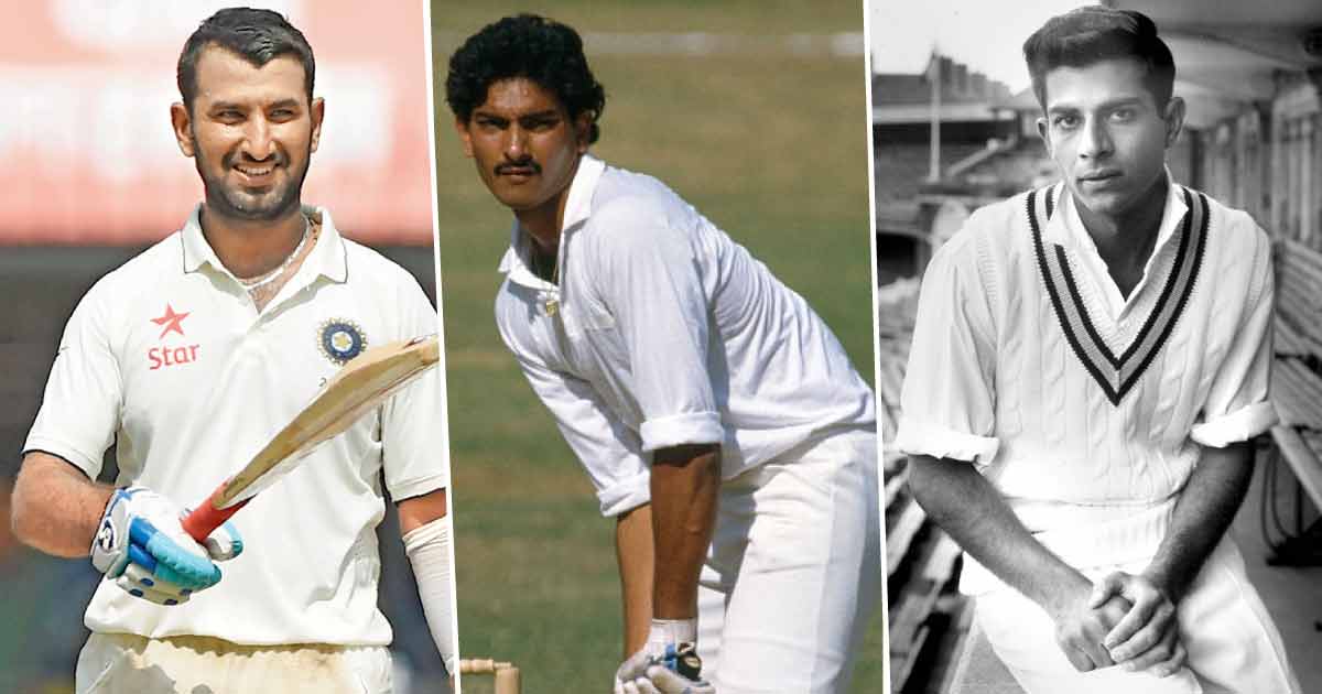 Cheteshwar Pujara, Ravi Shastri and ML Jaisimha bat on all five days of a Test