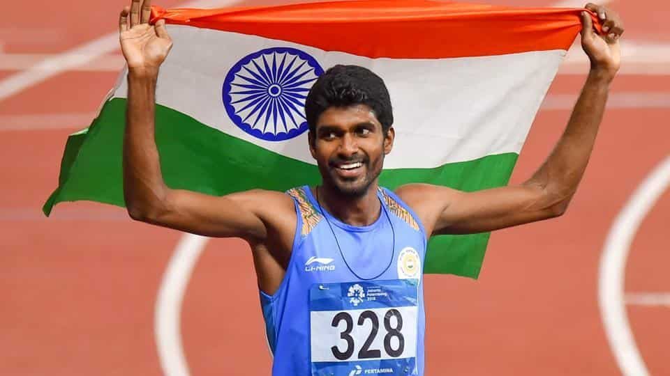 Jinson Johnson- Men's 1500 metres gold winner asian games 2018