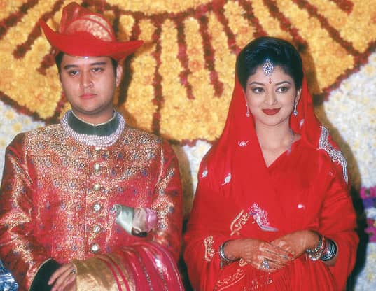 Priyadarshini Raje Scindia Jyotiraditya Scindia wedding