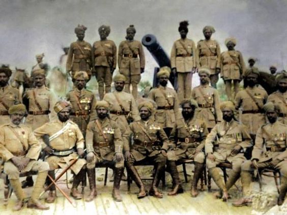 World War 2 soldiers Punjab Regiment