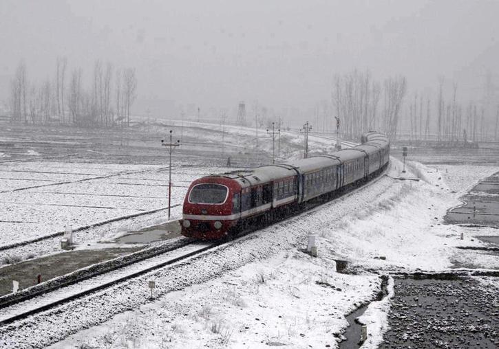 Srinagar Baramula Snow route