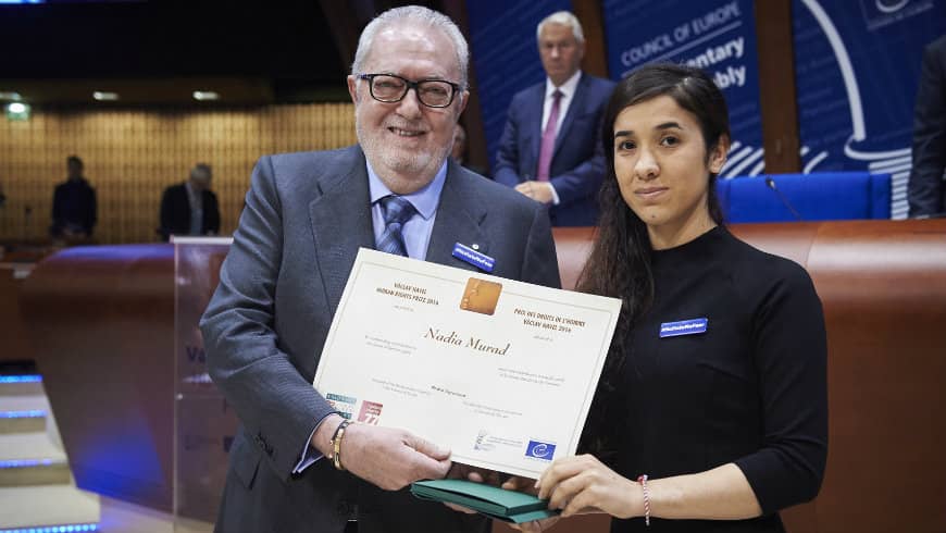 Nadia Murad Award- Vaclav Havel Human Rights