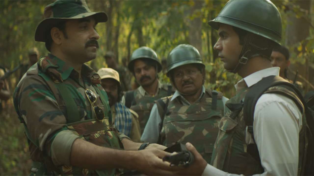 Rajkummar Rao and Pankaj Tripathi in Newton