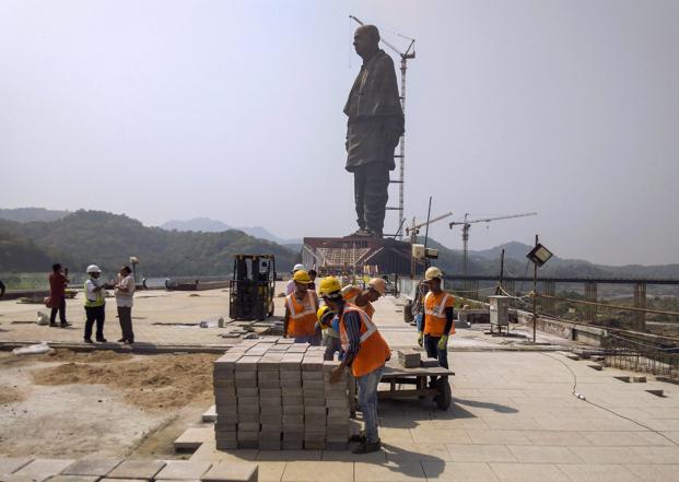 Sardar Patel statue Construction